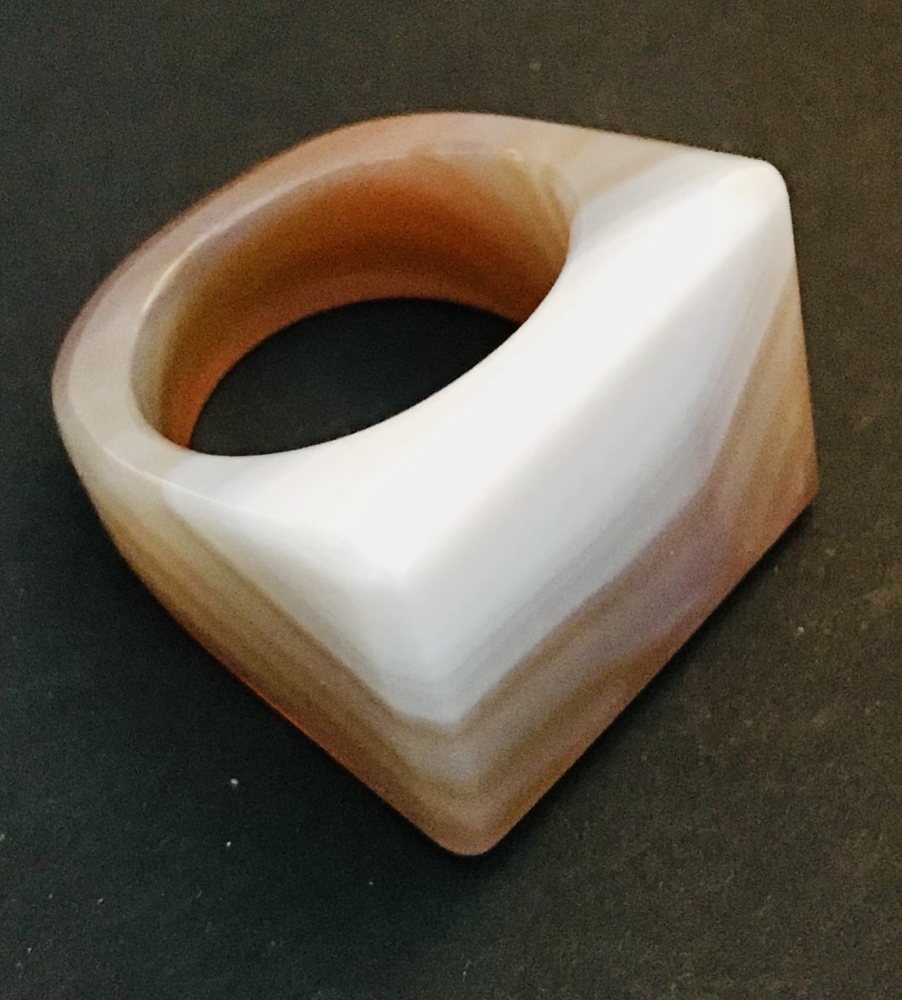 Flowerpower Achat-Ring